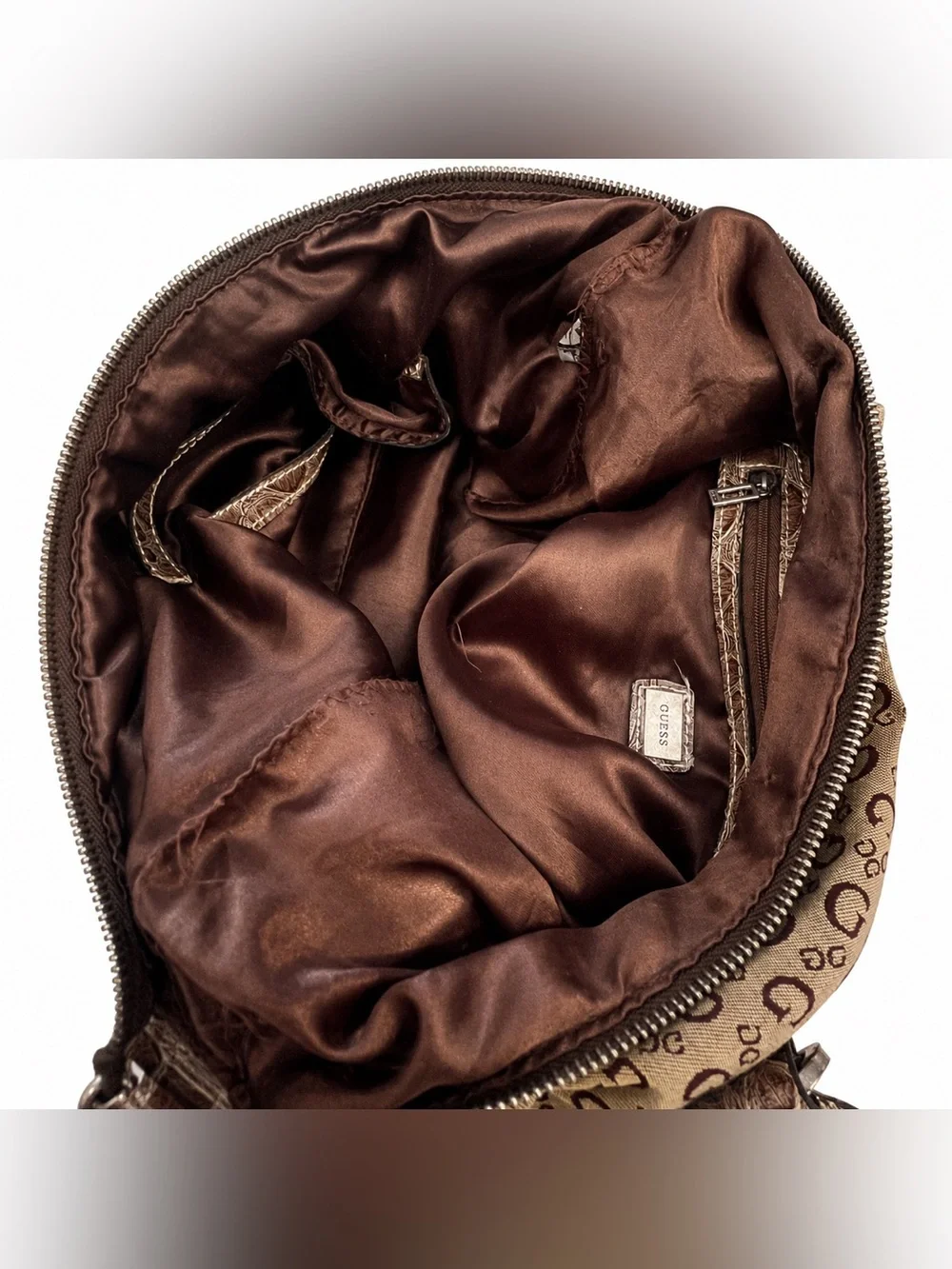 Vintage Y2K Guess Monogram Hobo Bag